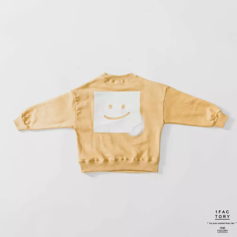 1 Fac - Korean Children Fashion - #discoveringself - Double Face Sweatshirt - 4