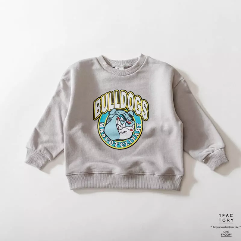 1 Fac - Korean Children Fashion - #fashionkids - Bulldog Sweatshirt - 4