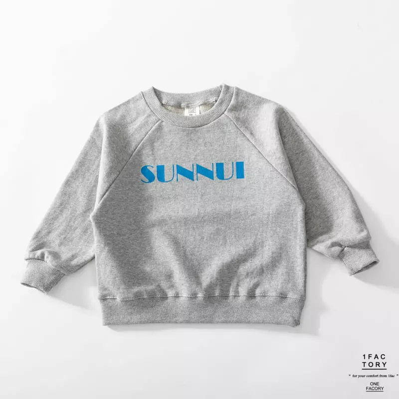 1 Fac - Korean Children Fashion - #kidsshorts - Sun Raglan Sweatshirt - 3