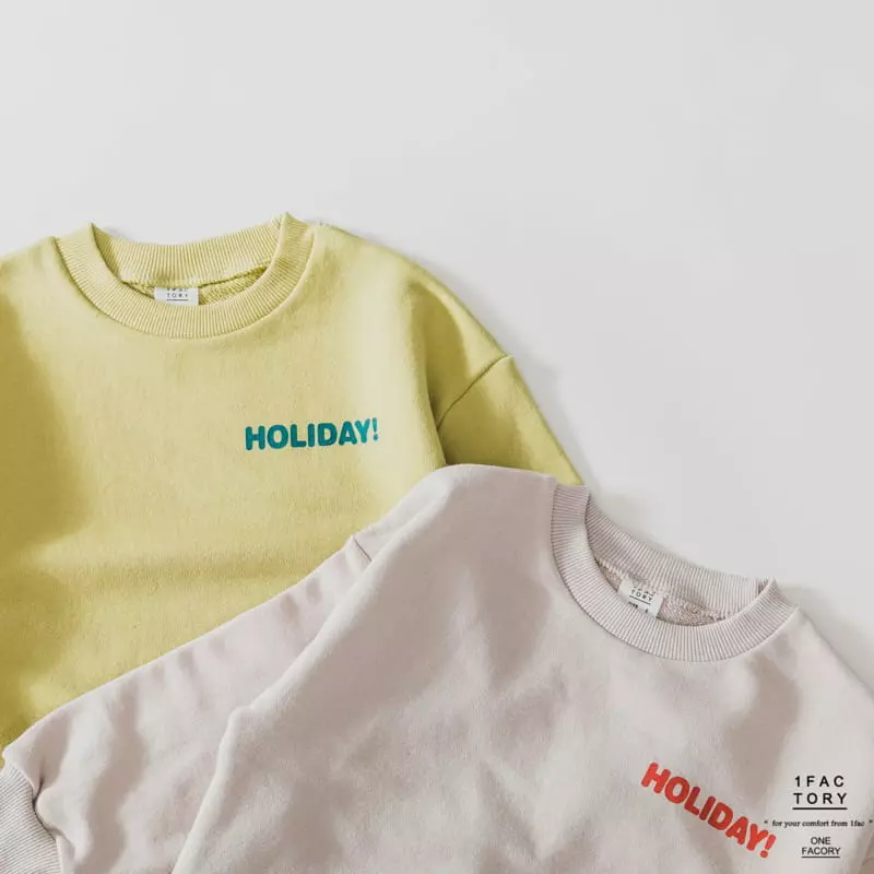 1 Fac - Korean Children Fashion - #kidsshorts - Holly Day Sweatshirt