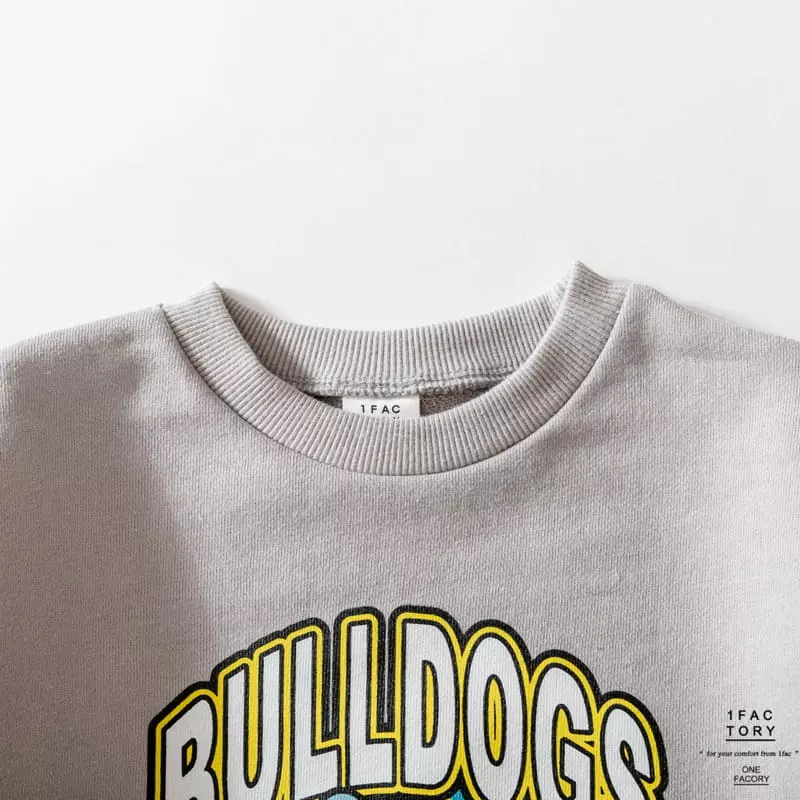 1 Fac - Korean Children Fashion - #kidsstore - Bulldog Sweatshirt - 5