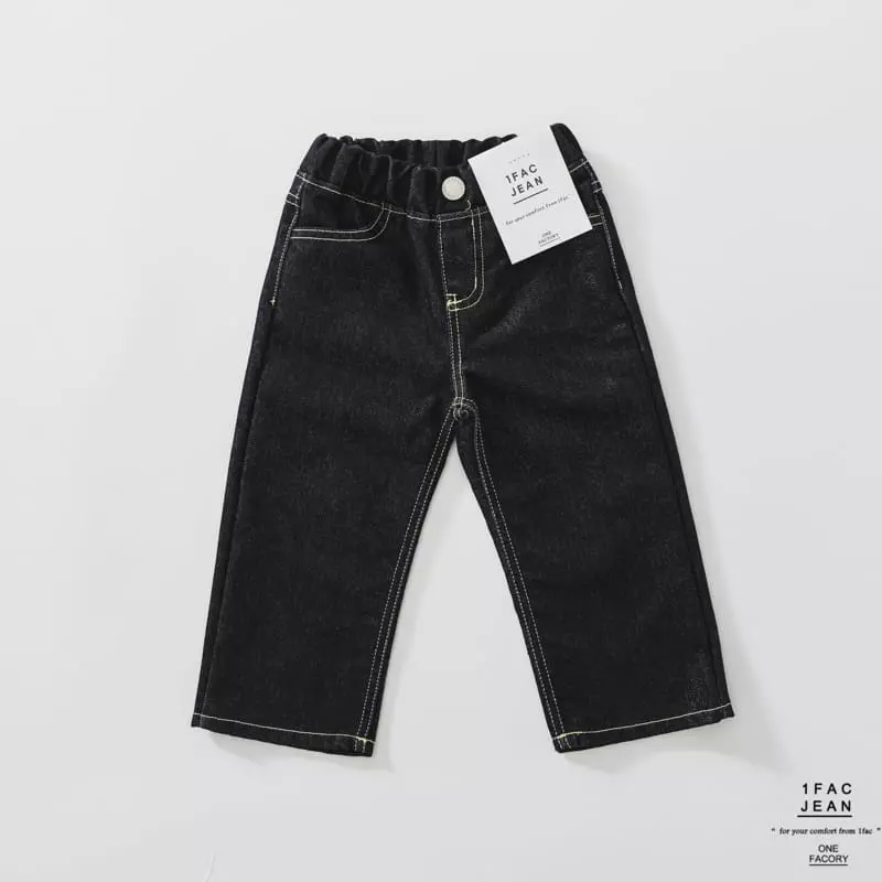 1 Fac - Korean Children Fashion - #kidsstore - Gold Stitch Washj Pants - 7