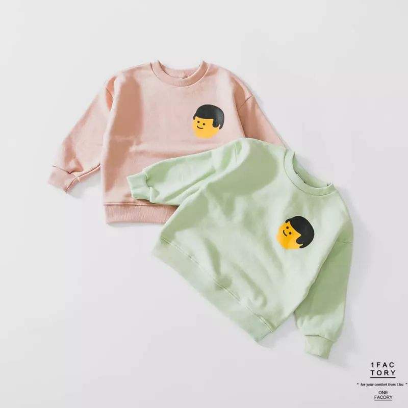 1 Fac - Korean Children Fashion - #kidzfashiontrend - Lego Face Sweatshirt - 8