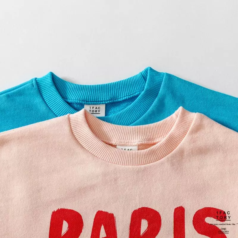 1 Fac - Korean Children Fashion - #kidzfashiontrend - Paris Sweatshirt