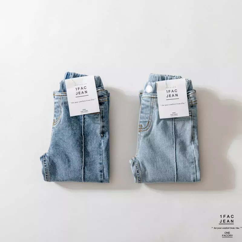 1 Fac - Korean Children Fashion - #kidzfashiontrend - Slit Pintuck Jeans - 10