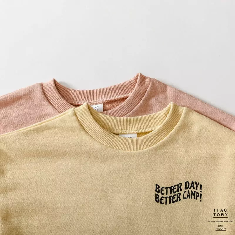 1 Fac - Korean Children Fashion - #littlefashionista - Camping Butter Sweatshirt