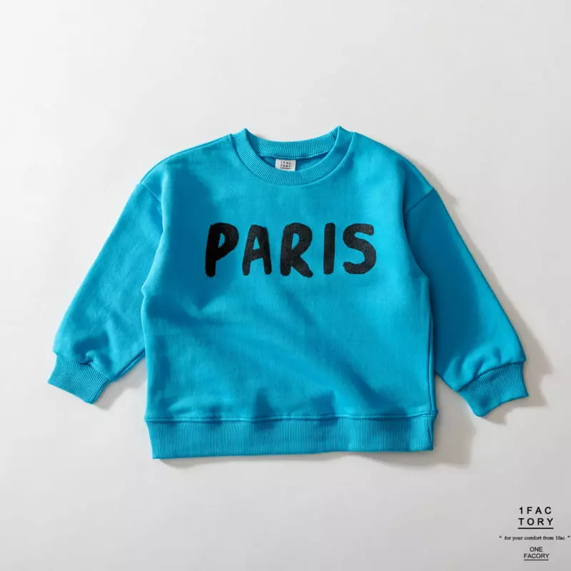 1 Fac - Korean Children Fashion - #littlefashionista - Paris Sweatshirt - 4
