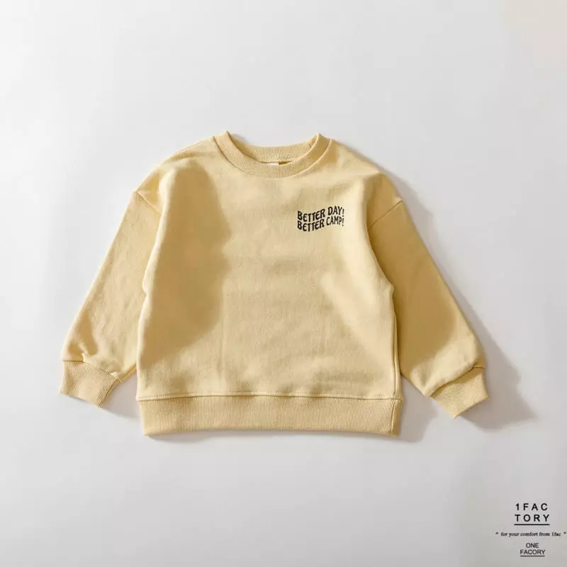 1 Fac - Korean Children Fashion - #magicofchildhood - Camping Butter Sweatshirt - 2