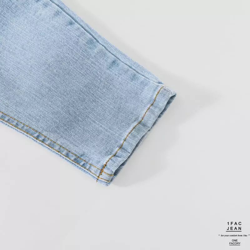 1 Fac - Korean Children Fashion - #littlefashionista - One Wash Jeans - 4