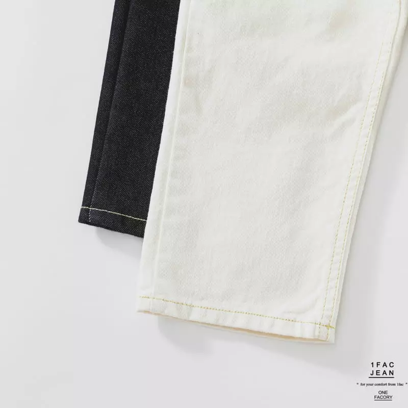 1 Fac - Korean Children Fashion - #magicofchildhood - Gold Stitch Washj Pants - 11