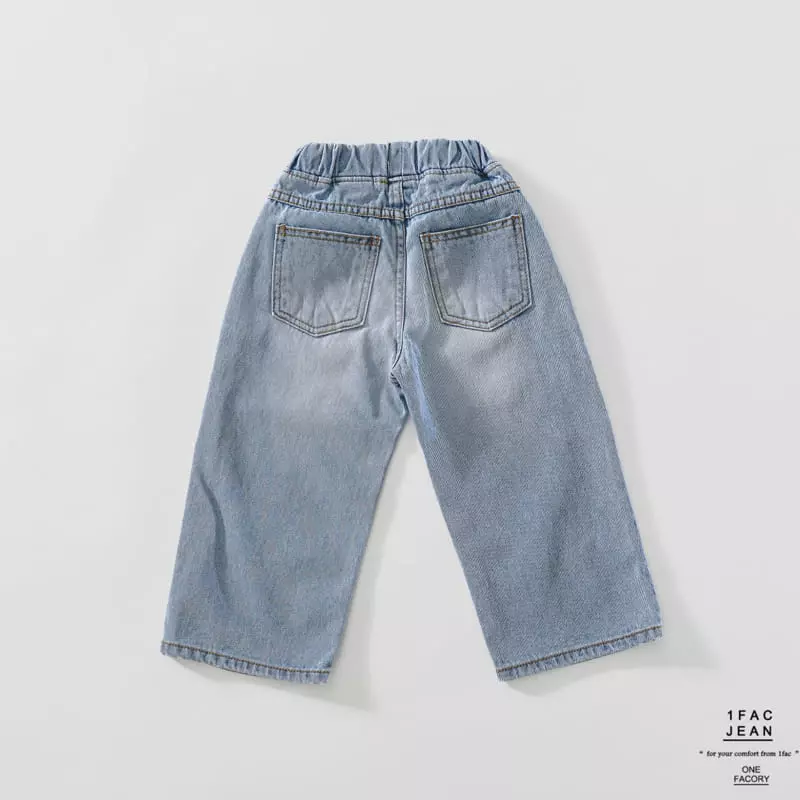 1 Fac - Korean Children Fashion - #magicofchildhood - Snow Flwoer Jeans - 3