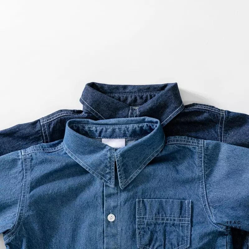 1 Fac - Korean Children Fashion - #magicofchildhood - Big Collar Shirt - 9
