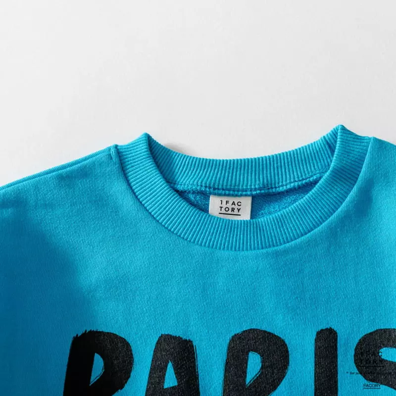 1 Fac - Korean Children Fashion - #minifashionista - Paris Sweatshirt - 5
