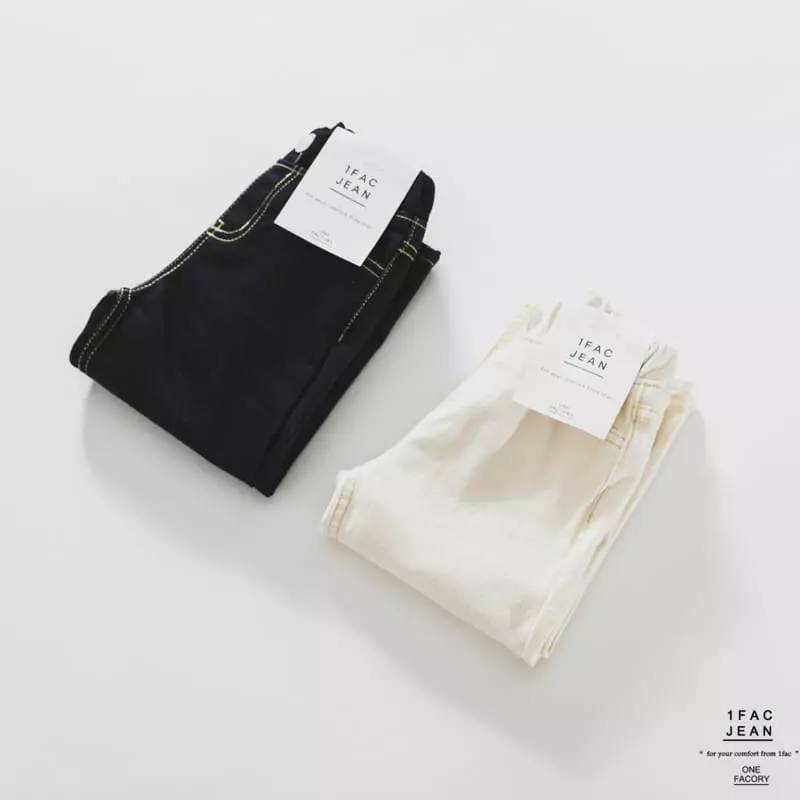 1 Fac - Korean Children Fashion - #minifashionista - Gold Stitch Washj Pants - 12