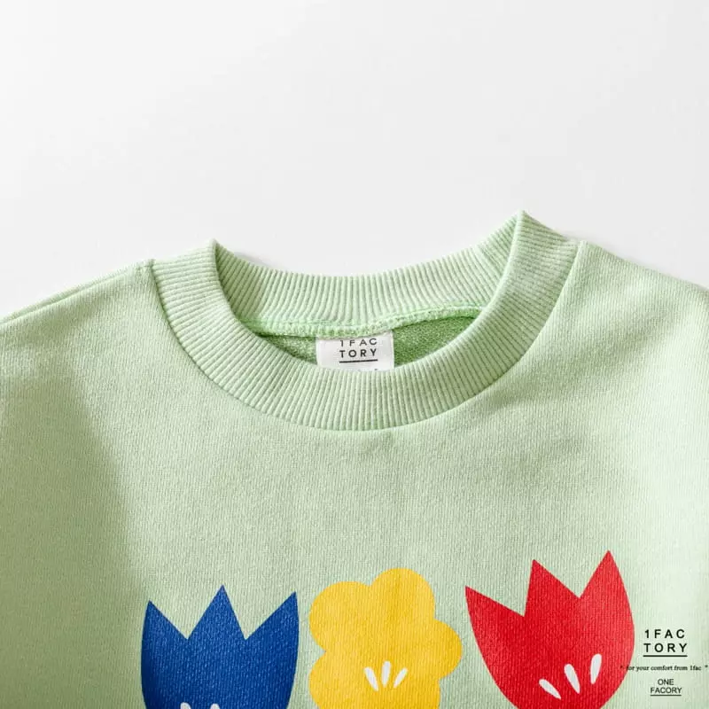 1 Fac - Korean Children Fashion - #prettylittlegirls - Tulip Sweatshirt - 5