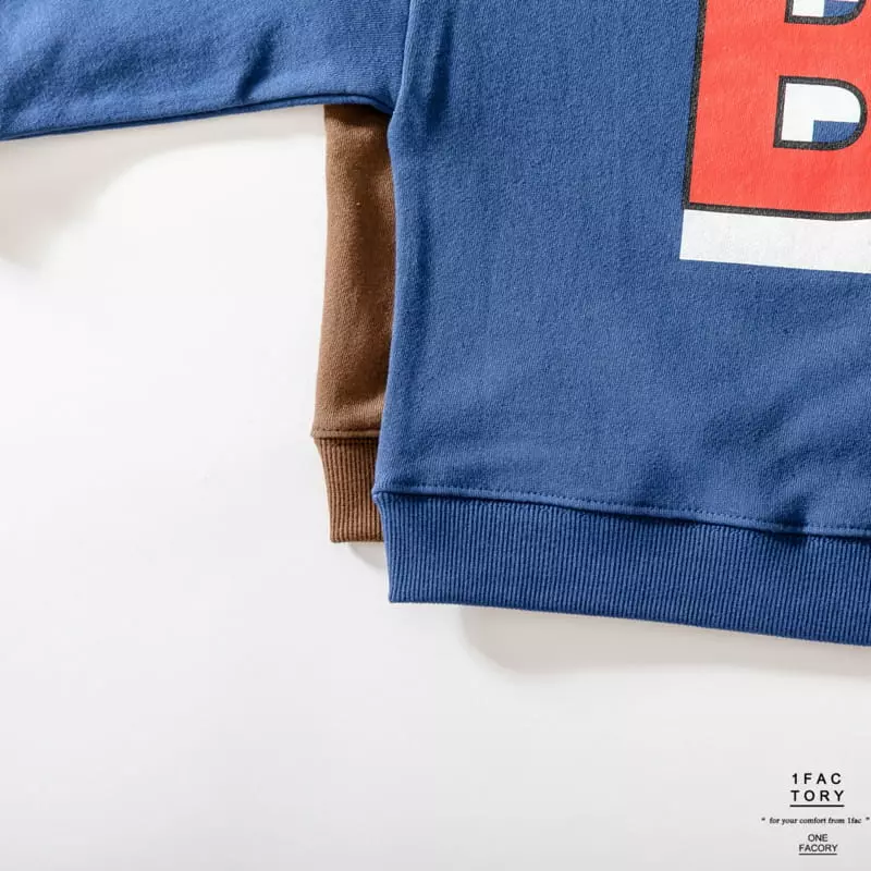 1 Fac - Korean Children Fashion - #prettylittlegirls - B Logo Sweatshirt - 12