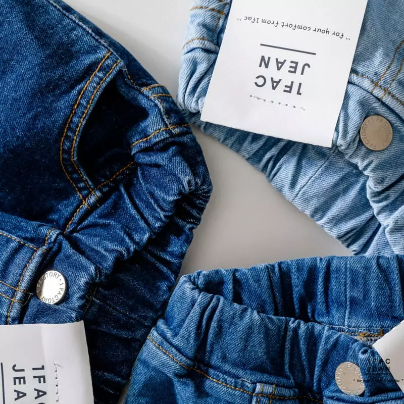 1 Fac - Korean Children Fashion - #prettylittlegirls - Straight Jeans