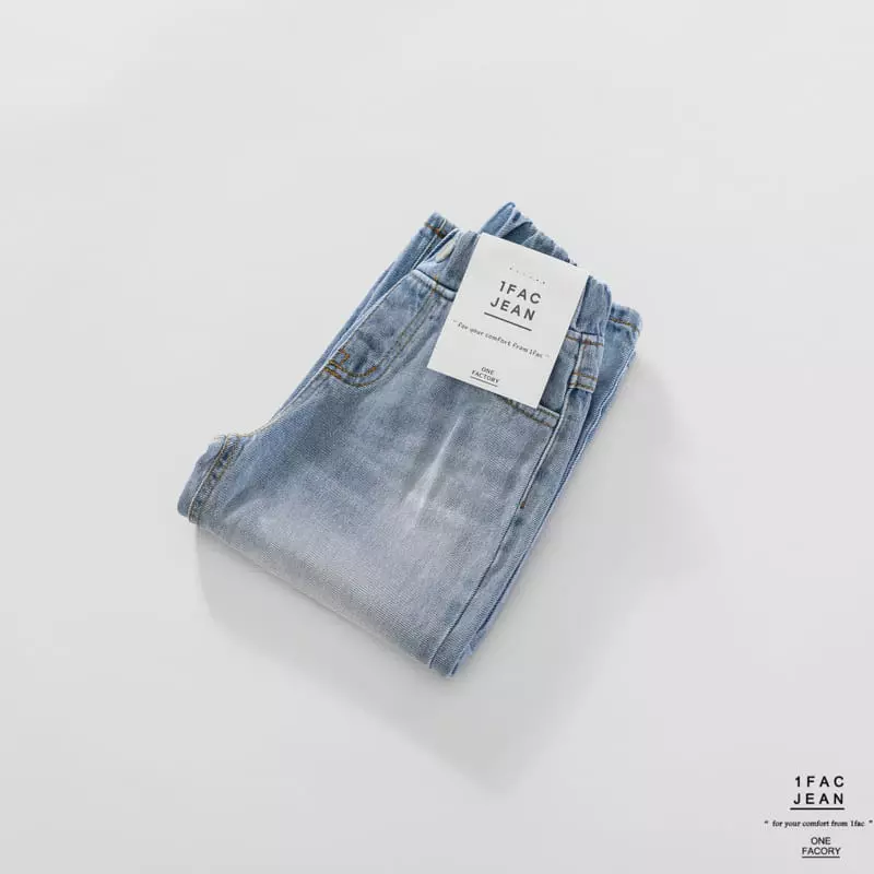 1 Fac - Korean Children Fashion - #prettylittlegirls - Snow Flwoer Jeans - 5