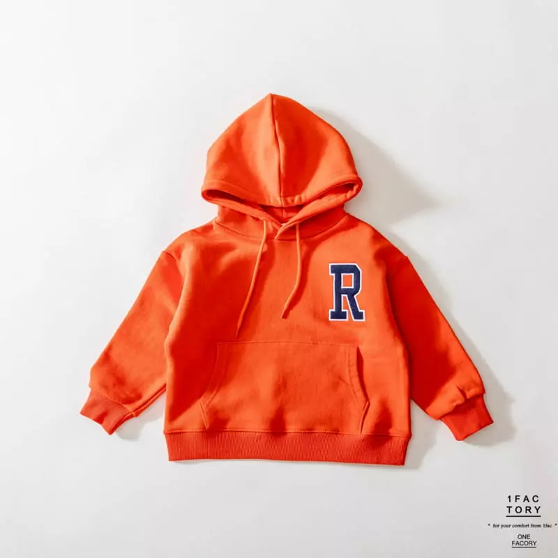 1 Fac - Korean Children Fashion - #todddlerfashion - R Logo Hoody - 6