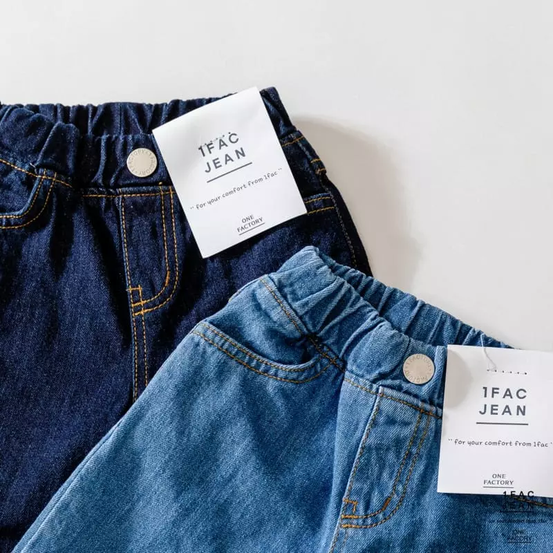 1 Fac - Korean Children Fashion - #todddlerfashion - Semi Wide Jeans