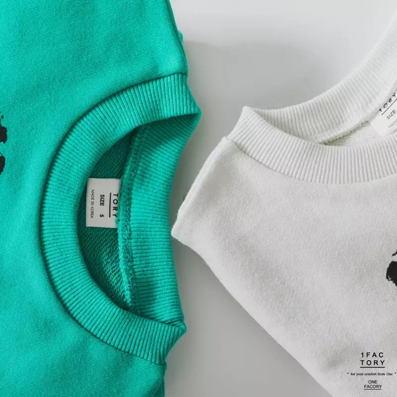 1 Fac - Korean Children Fashion - #toddlerclothing - Painting Lettering Sweatshirt - 9