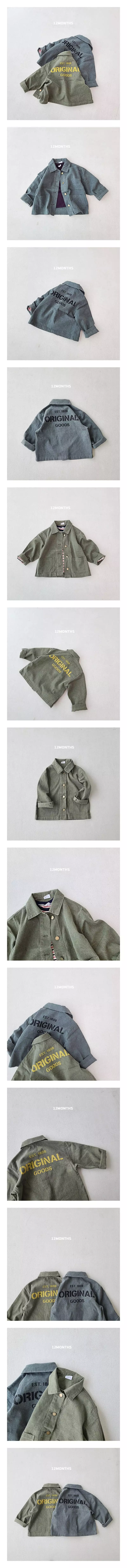 12 Month - Korean Children Fashion - #kidsstore - Original Jacket