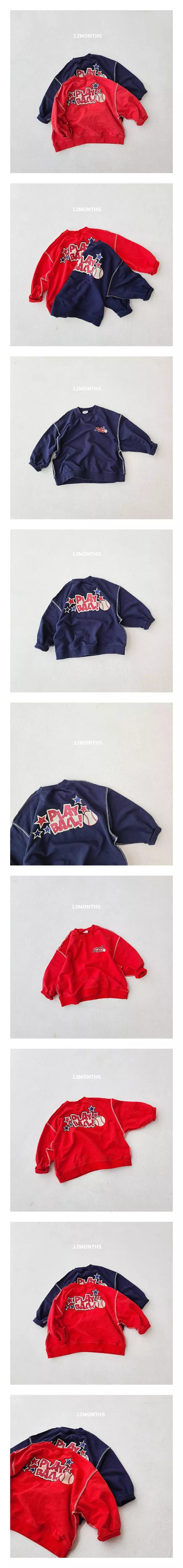 12 Month - Korean Children Fashion - #minifashionista - Play Ball Sweatshirt