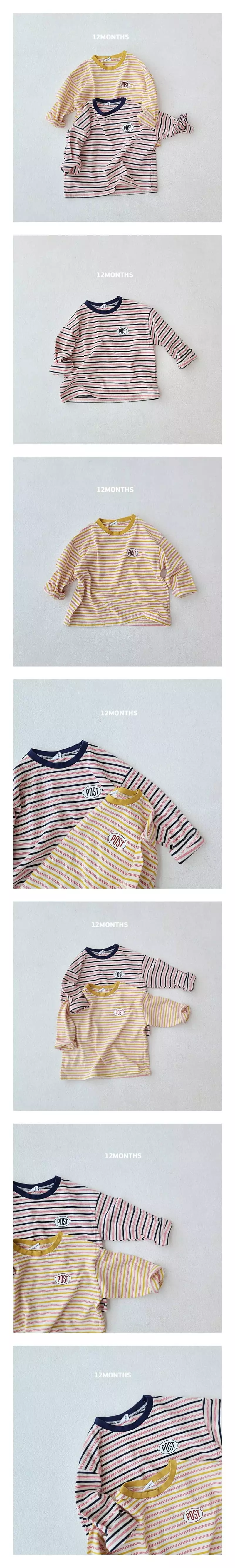 12 Month - Korean Children Fashion - #prettylittlegirls - Post Tee