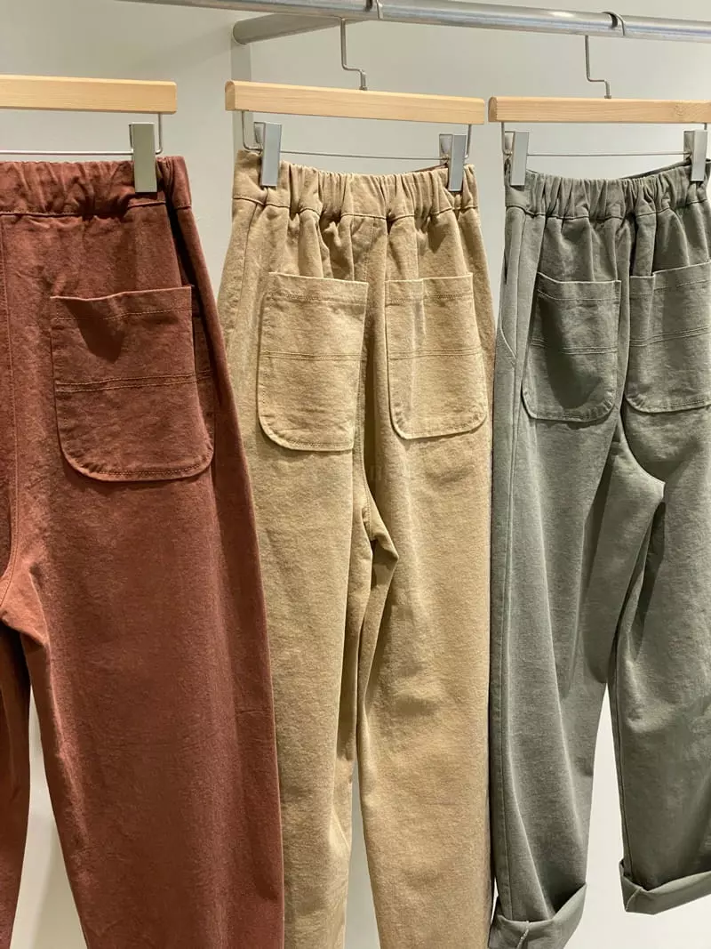 1968 - Korean Women Fashion - #momslook - Twill Banding Pants - 5