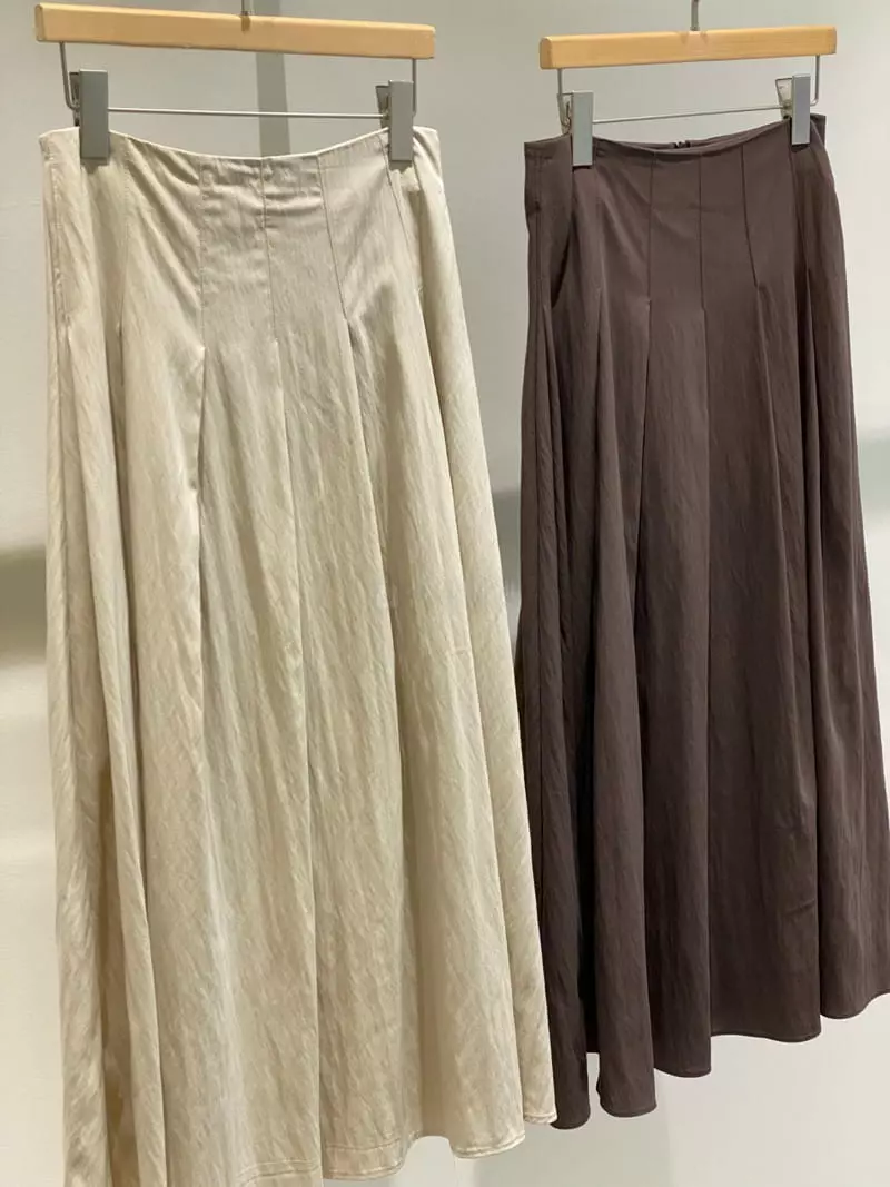 1968 - Korean Women Fashion - #momslook - Wrinkle Skirt - 2