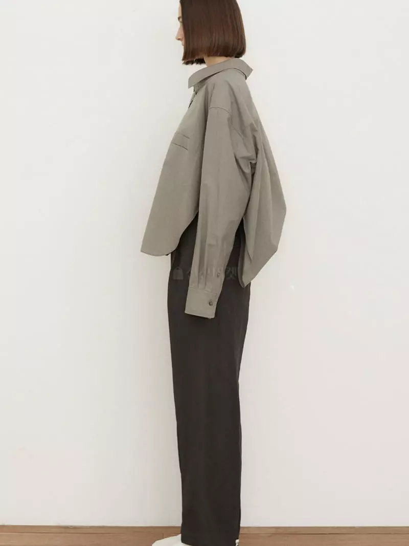 1968 - Korean Women Fashion - #momslook - Slit Shirt - 3