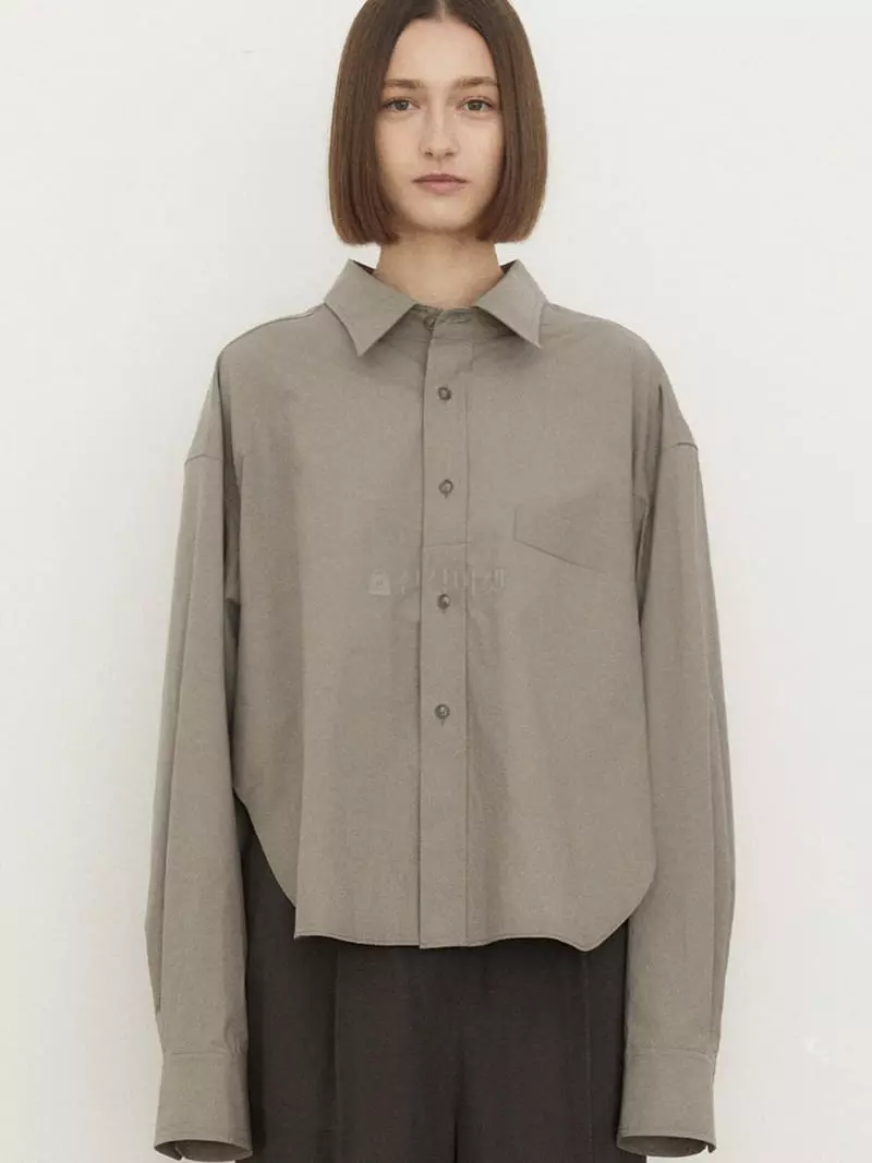1968 - Korean Women Fashion - #momslook - Slit Shirt - 5