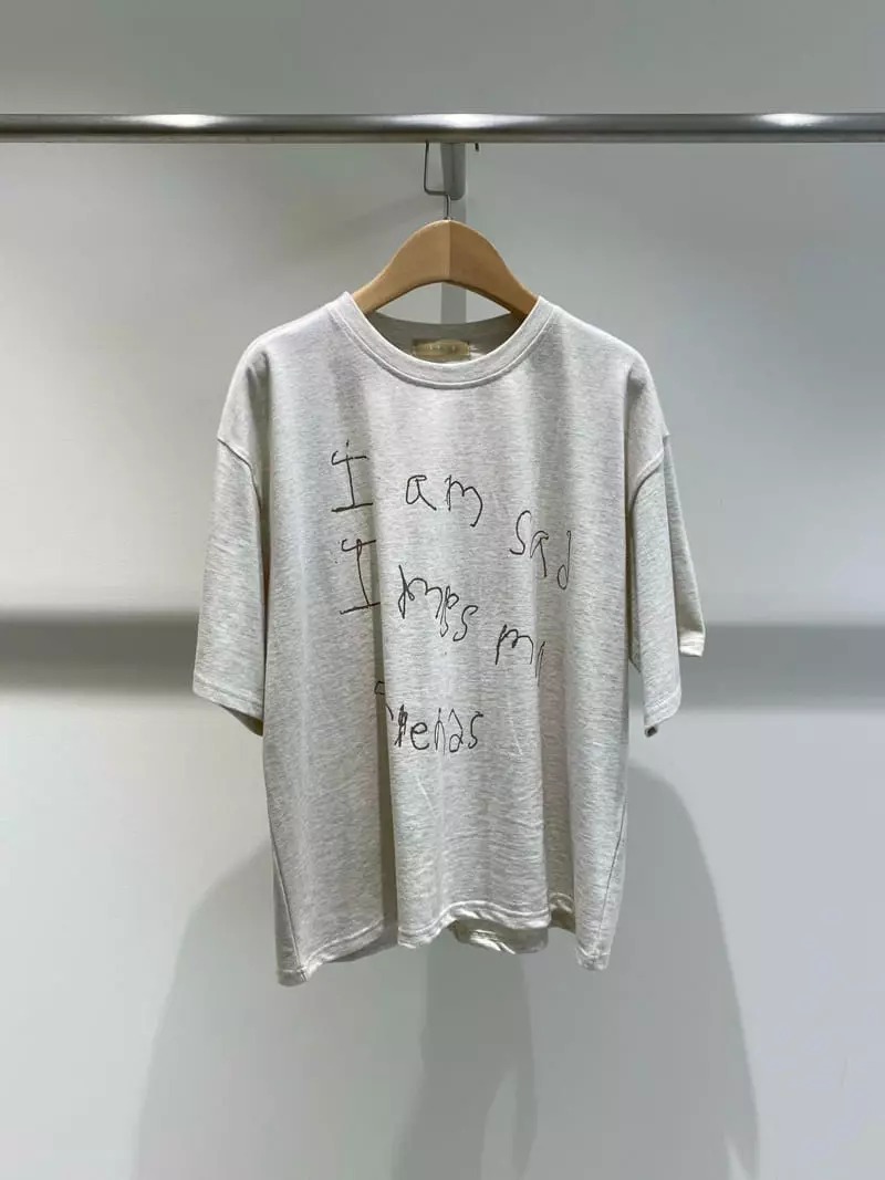 1968 - Korean Women Fashion - #momslook - English Lettering Tee - 5