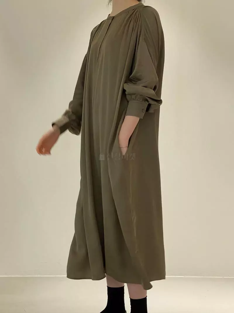 1968 - Korean Women Fashion - #momslook - Shoulder Shirring One-piece - 2