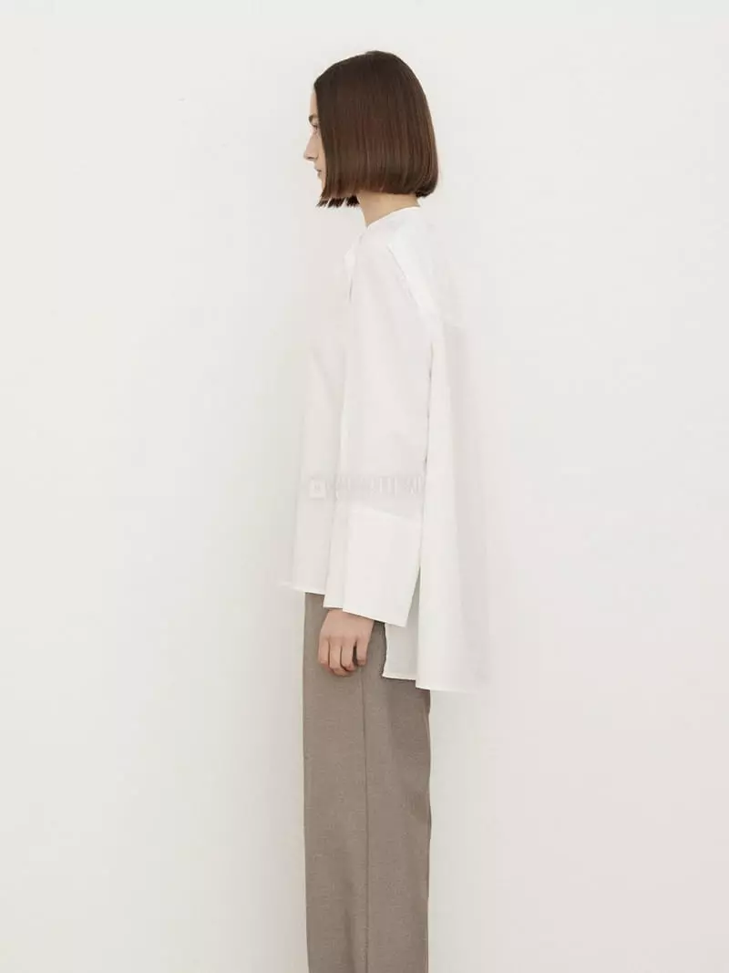 1968 - Korean Women Fashion - #momslook - Round Slit Shirt - 3