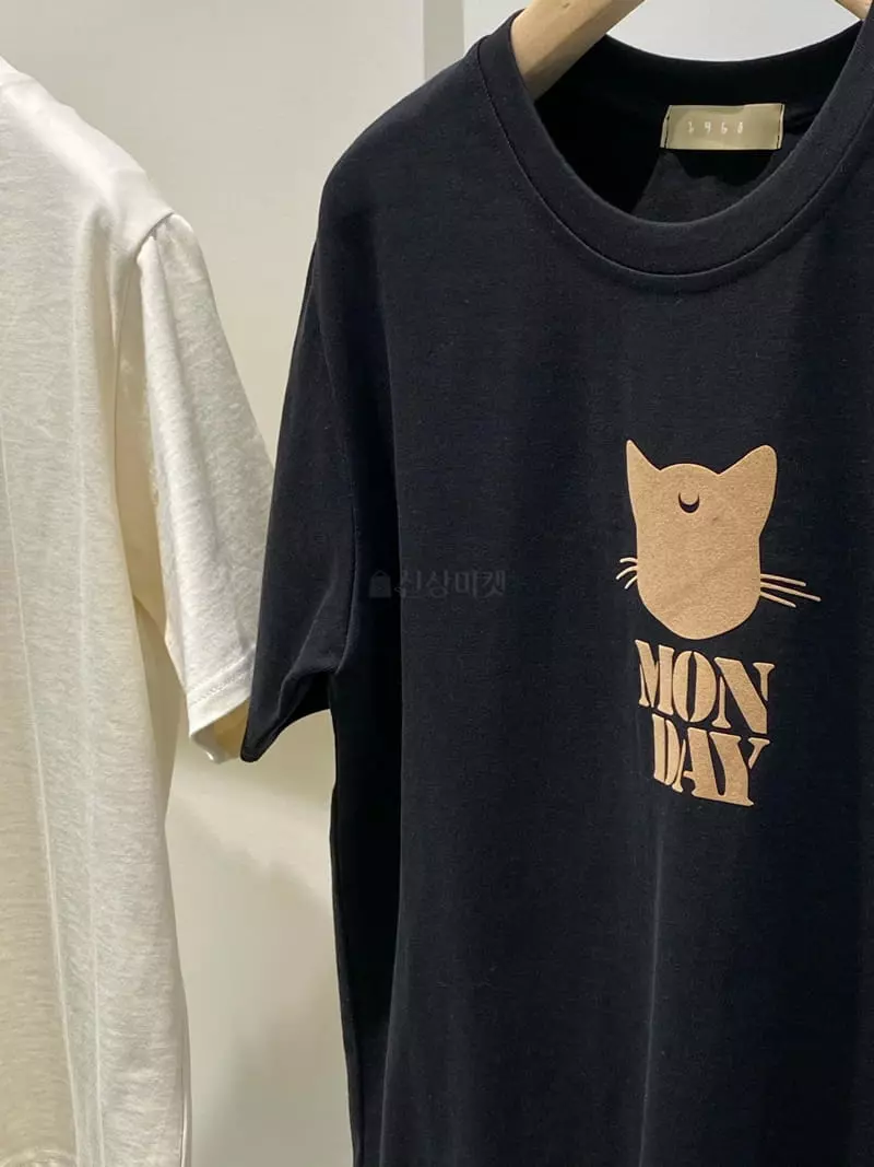 1968 - Korean Women Fashion - #shopsmall - Cat Tee - 3