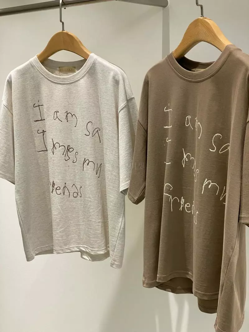 1968 - Korean Women Fashion - #womensfashion - English Lettering Tee - 2
