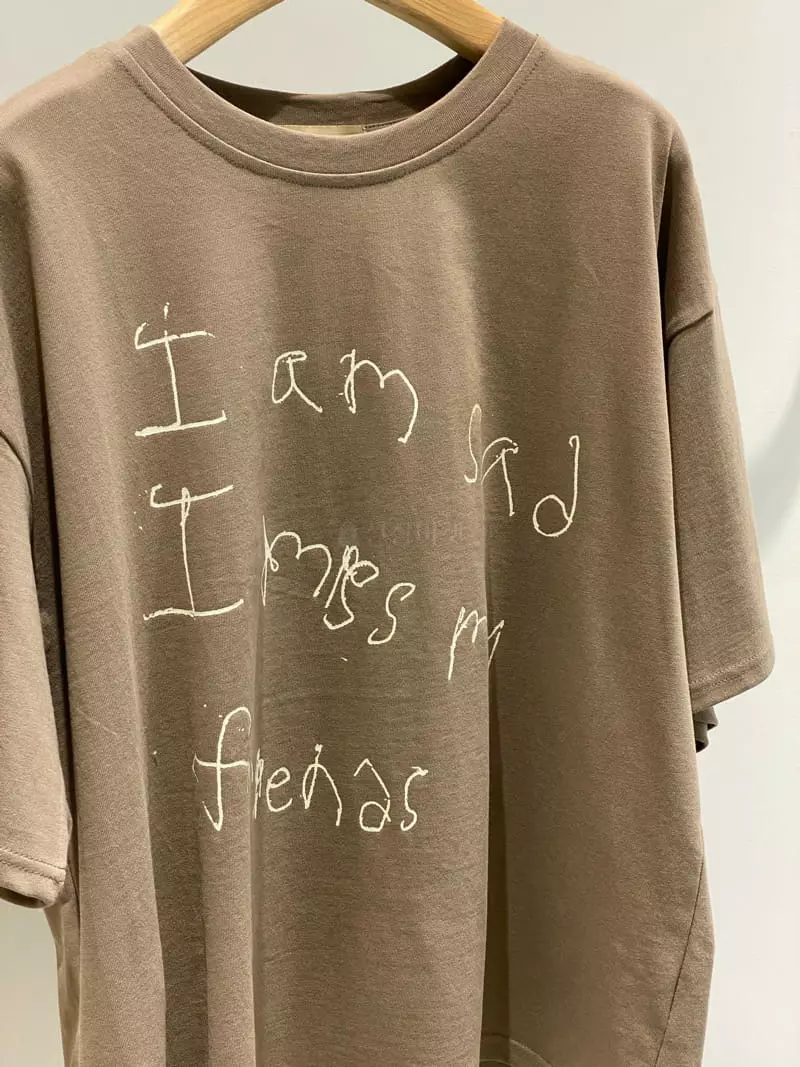 1968 - Korean Women Fashion - #momslook - English Lettering Tee - 4