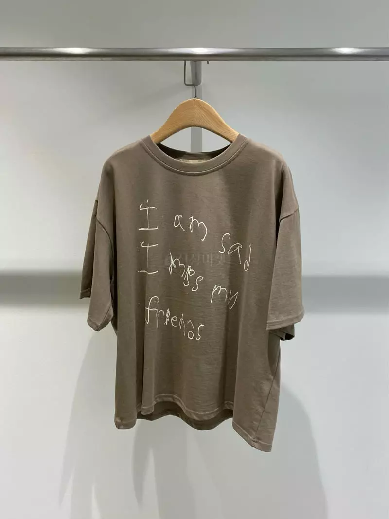 1968 - Korean Women Fashion - #womensfashion - English Lettering Tee - 6