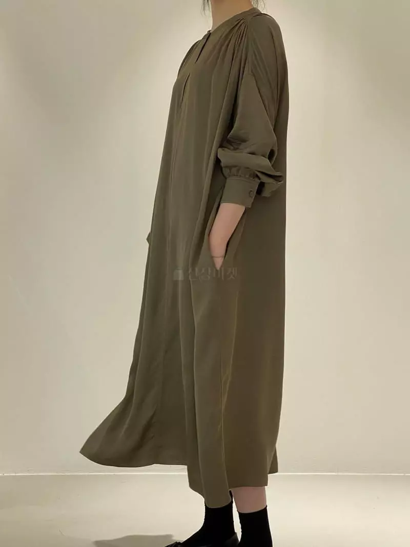 1968 - Korean Women Fashion - #womensfashion - Shoulder Shirring One-piece