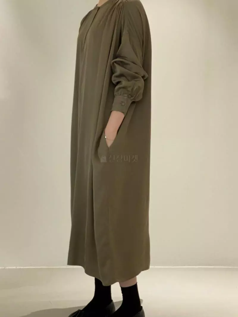 1968 - Korean Women Fashion - #womensfashion - Shoulder Shirring One-piece - 5