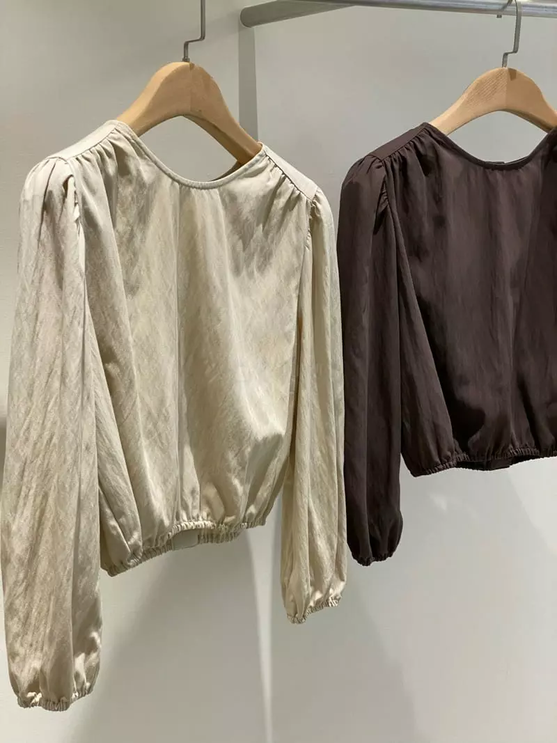 1968 - Korean Women Fashion - #womensfashion - Shirring Back Blouse - 2