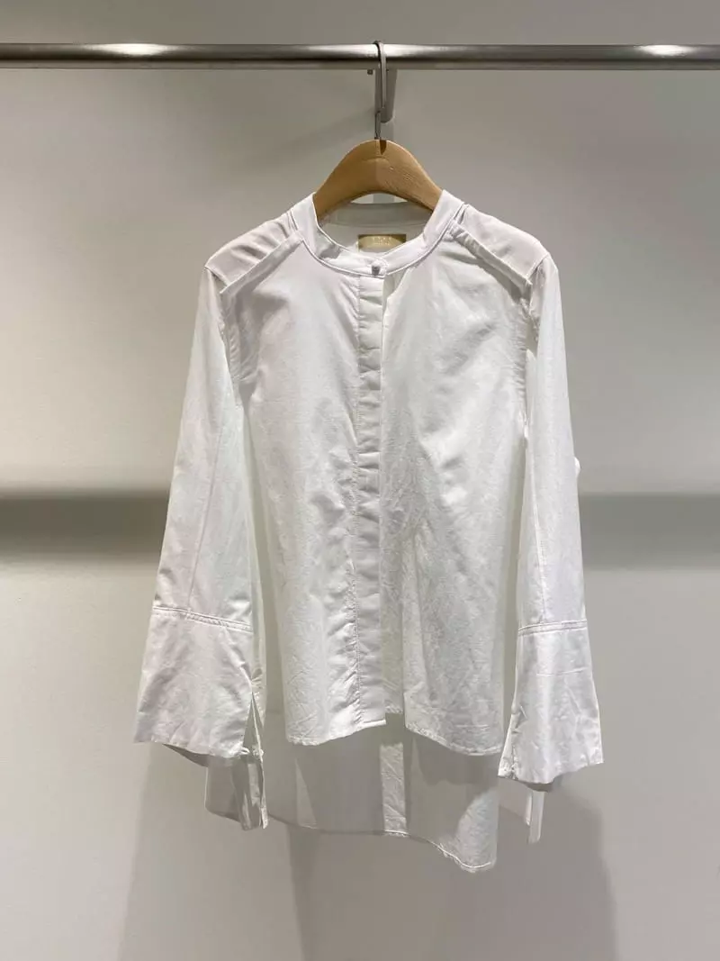1968 - Korean Women Fashion - #womensfashion - Round Slit Shirt - 5