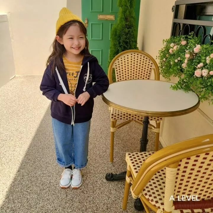 A Level - Korean Children Fashion - #Kfashion4kids - Love My Self Hoody Zip-up - 9