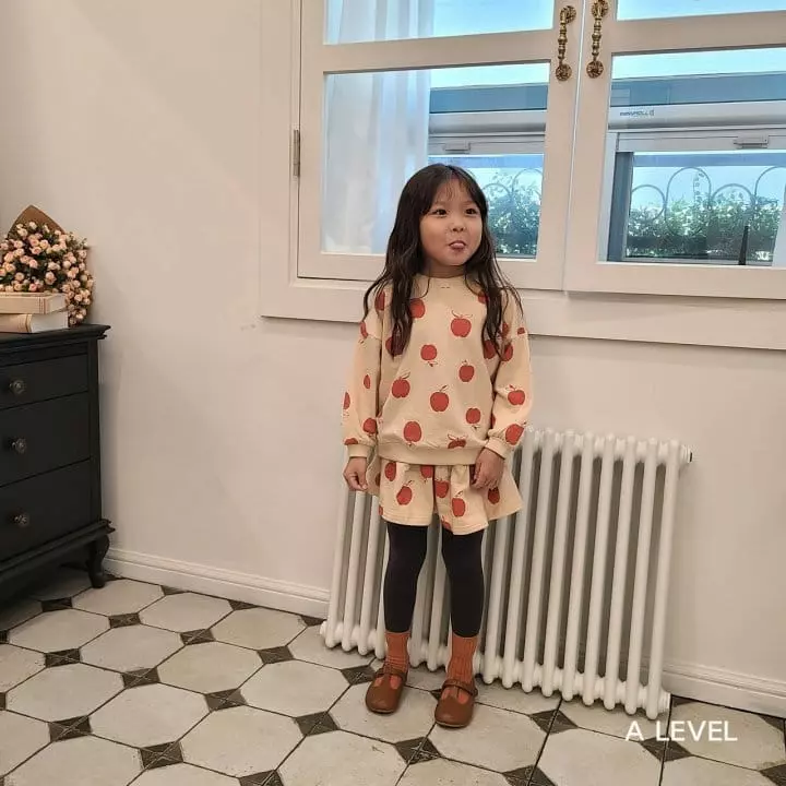 A Level - Korean Children Fashion - #childofig - Pattern Skirt Top Bottom Set - 8