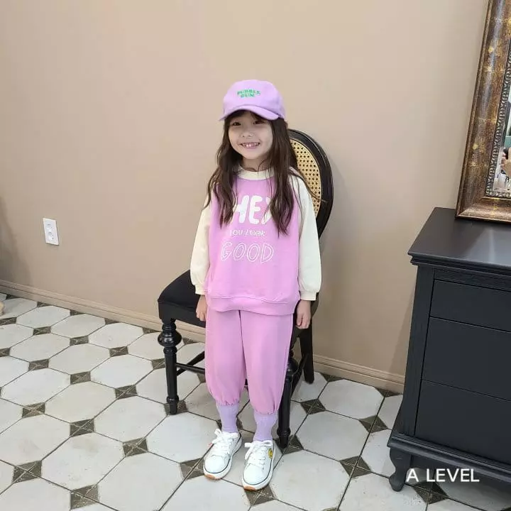 A Level - Korean Children Fashion - #childofig - Hey Top Bottom Set - 3