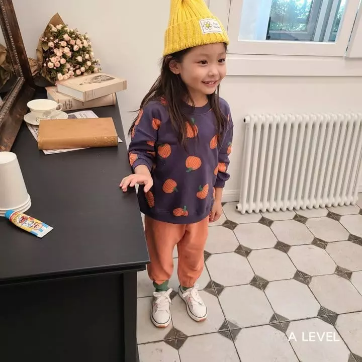 A Level - Korean Children Fashion - #childrensboutique - Pumpkin Top Bottom Set - 10