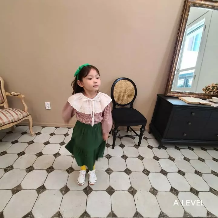 A Level - Korean Children Fashion - #childrensboutique - Check Blouse - 9