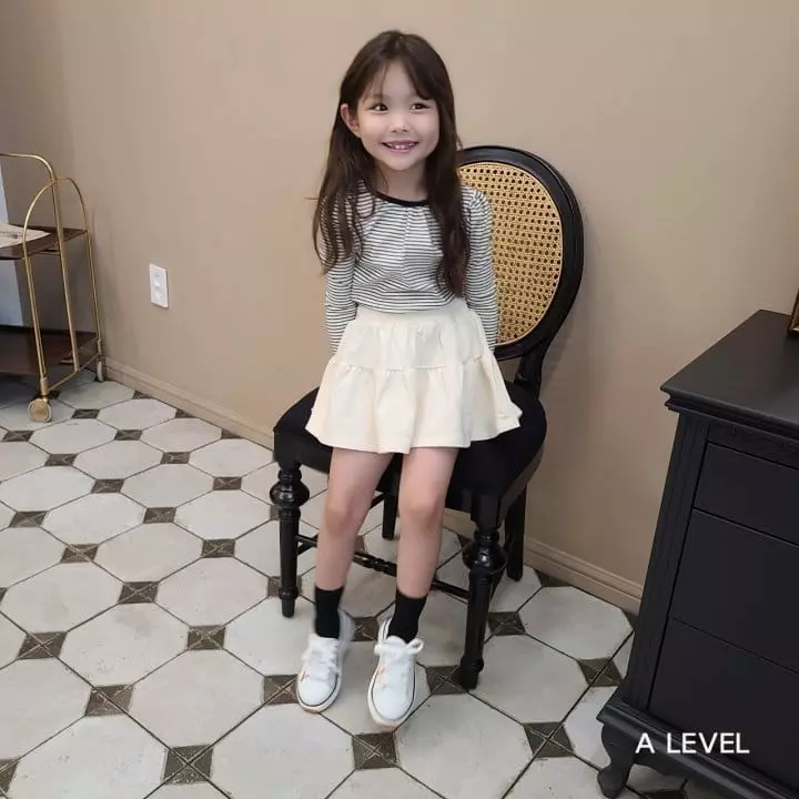 A Level - Korean Children Fashion - #designkidswear - Petit Shirring Tee - 8
