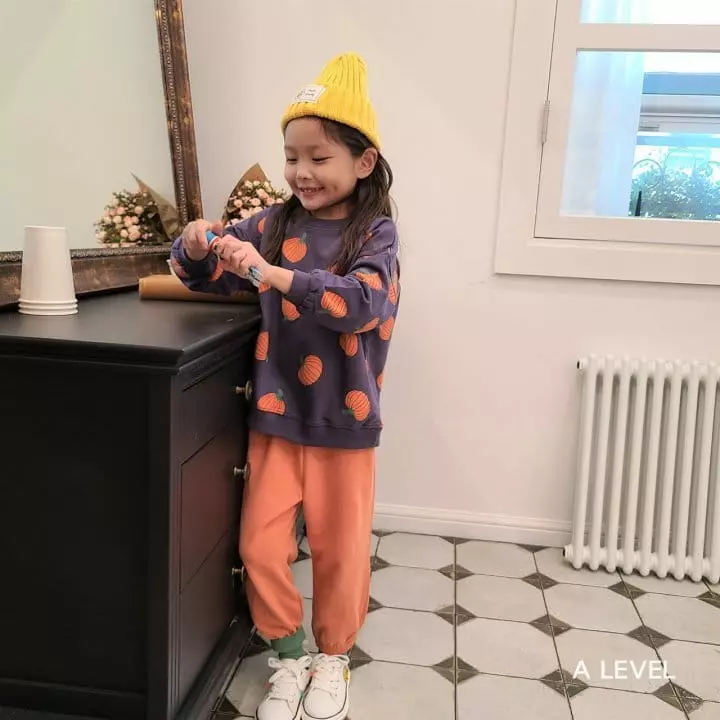 A Level - Korean Children Fashion - #discoveringself - Pumpkin Top Bottom Set - 12